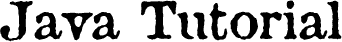 Java Tutorial